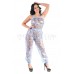 KLEMARO PVC Plastik - Adult Baby Spielanzug-Latzhose Damen und Herren AB28 AB UNISEX PLAYSUIT