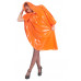 KLEMARO PVC Plastik - Poncho Schlupf-Regenponcho CA07 LADIES SHORT PONCHO 