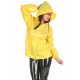 KLEMARO PVC Plastik - Jacke Regenjacke 70er-Style Damen JA17 JELLY COAT 