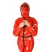 KLEMARO PVC Plastik - Strampler/Overall mit komplett schließbarer Kapuze Herren SU49 MALE FIT SUCTION SUIT