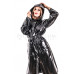 KLEMARO PVC Plastik - Damen-Regenmantel mit Kapuze RA68HOOD ECO RAINCOAT