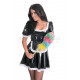 KLEMARO PVC Plastik - Dienstmädchen-Kostüm Putzfrauenkleid UN17 LADIES WAITRESS DRESS